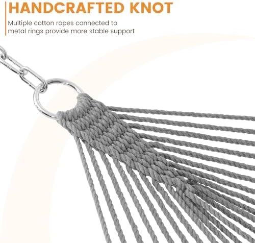 Lazy Daze Double Handwoven Rope Hammock - Image 3