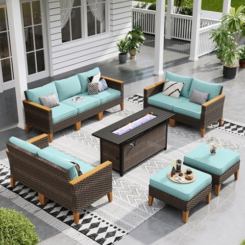Sophia & William 10-Piece Wicker Outdoor Patio Furniture Set by SophiaWilliam