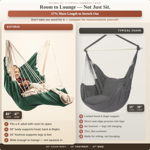 Hanging Hammock Chair Swing - Image 5
