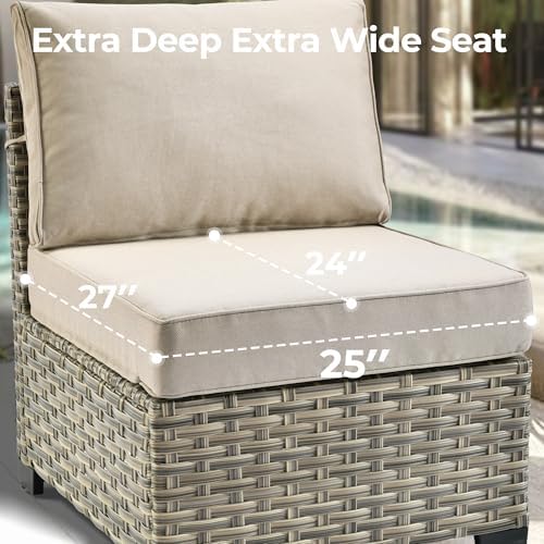 HOOOWOOO Outdoor Sectional Patio Furniture Set - Image 3