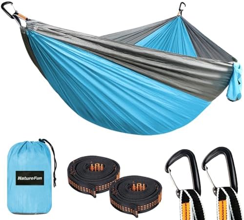 NATUREFUN Ultra-Light Travel Camping Hammock | 300kg Load Capacity, Breathable by NATUREFUN