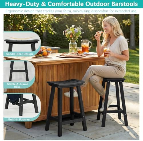 Outdoor Bar Stools Set of 2 - Image 5