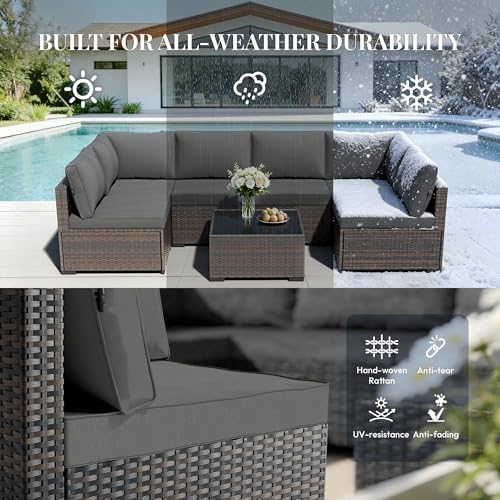 WWR Patio Furniture Set 7 Piece - Image 4