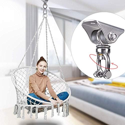 SELEWARE Silent Swing Hanger Heavy Duty Bearing Swing Hooks 1 Pack - Image 3