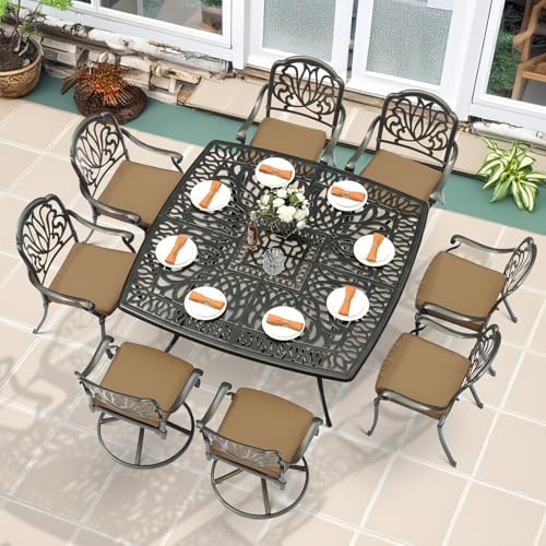 9-Piece Outdoor Patio Dining Set by MEETWARM