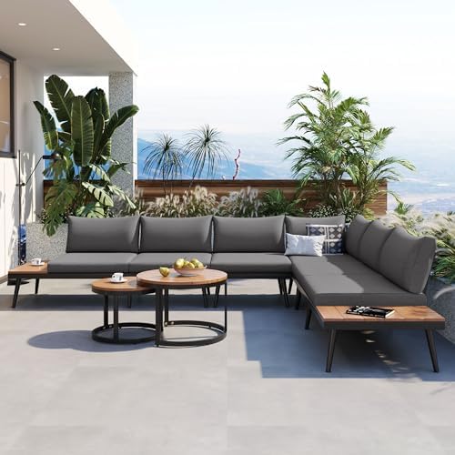 Modern Outdoor Sectional Sofa Set by CKLMMC