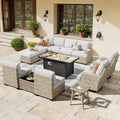 HOOOWOOO Outdoor Sectional Patio Furniture Set by DesignforBetterLife