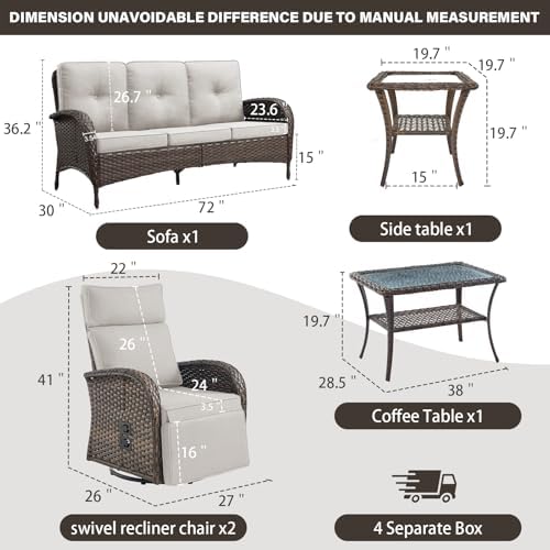 5 Piece Patio Furniture Set - Image 2