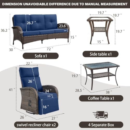 5 Piece Patio Furniture Set - Image 3
