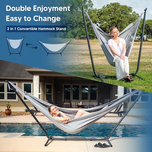 2-in-1 Convertible Extra Large Hammocks - Image 2