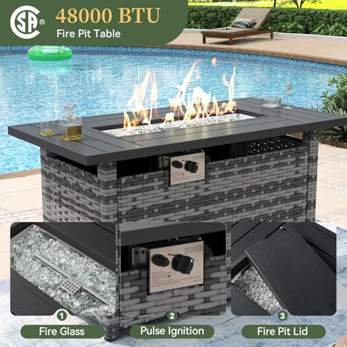Aoxun 11 Piece Patio Furniture Set - Image 6