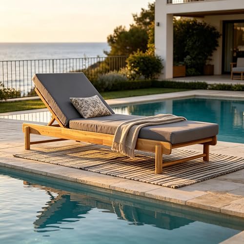 Christopher Knight Home Lara Outdoor Chaise Lounge - Image 4