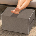 Outdoor Ottomans for Patio Pouf Waterproof Fade-Resistant Ottoman Foot Rest for by Beawelkomjo
