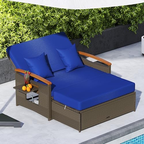 RELAX4LIFE Wicker Patio Outdoor Daybed - Image 2