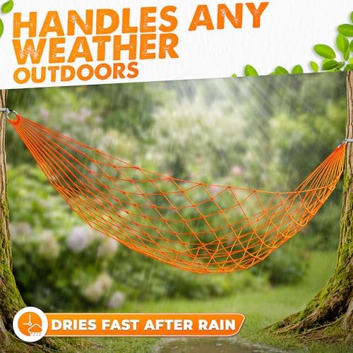 Camping Hammock Without Stand, Net Mesh Hammocks - Image 6