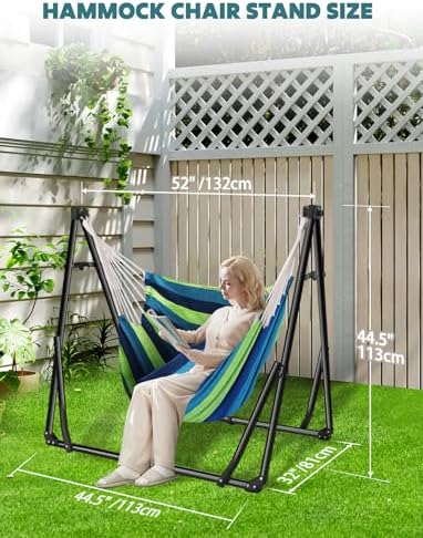 ANYOO 2-in-1 Hammock & Chair Stand - Image 4