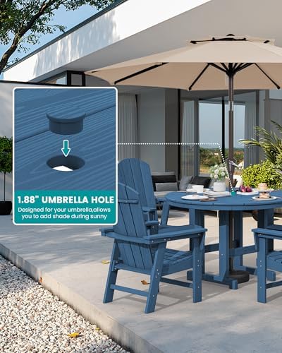 SERWALL 5-Piece Patio Dining Set - Image 3