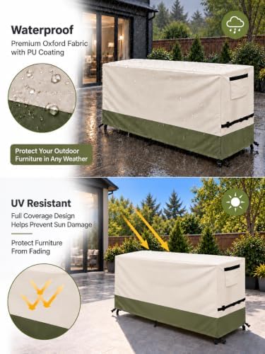 Bitubi Outdoor Bar Height Dining Set Cover - Image 5