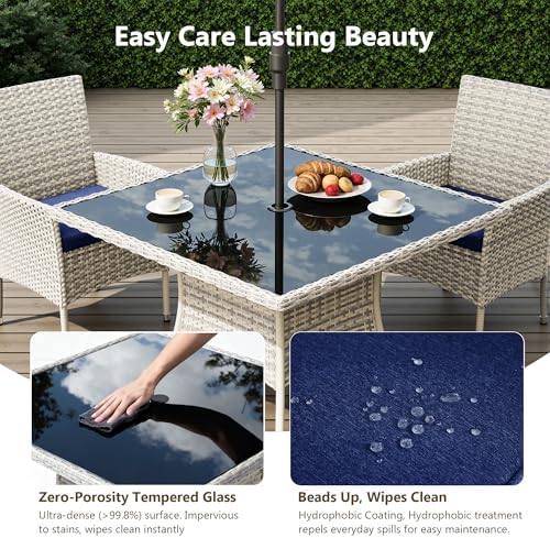 Outdoor Dining Set, 15-Piece Patio Furniture Set - Image 4