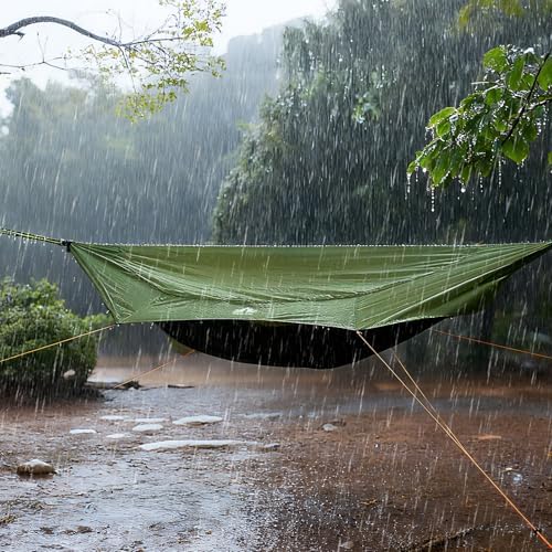 Night Cat Camping Hammock Tent: Lightweight Portable 4 in 1 Hammock - Image 4