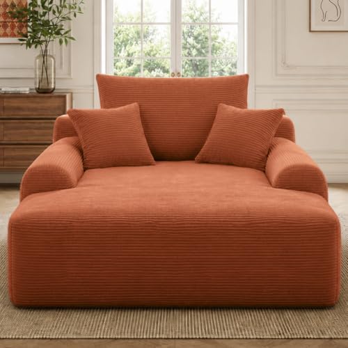 Convertible Chaise Lounge Chair, Boneless Sleeper Sofa by NicBex