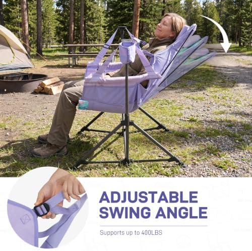 EVER ADVANCED Hammock Camping Chair, Oversized Heavy Duty Swing Chair - Image 5