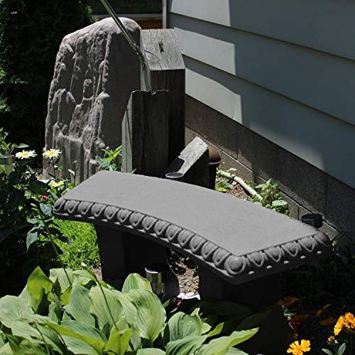 EMSCO Group Garden Bench Statue Resin Construction - Image 4