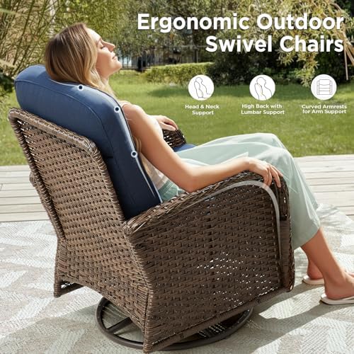 8 Pieces Luxury Outdoor Patio Furniture Set - Image 5