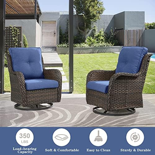 Belord Outdoor Furniture Wicker Conversation Sets - Image 4