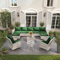 Outdoor Patio Furniture Set PE Wicker Rattan Outdoor Sectional Sofa by MuphyersPatioFurniture