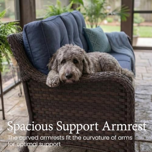 9 Piece Wicker Outdoor Furniture Set - Image 5