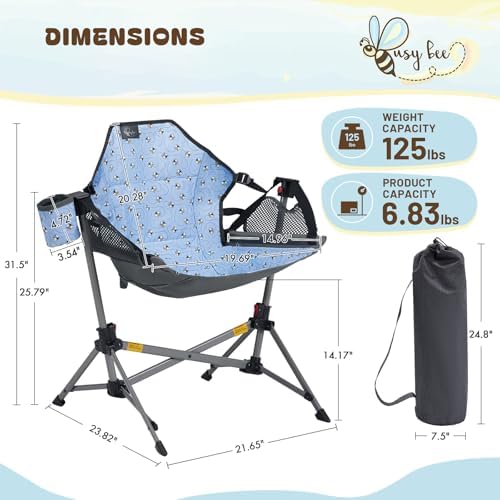 BusyBee Kids Hammock Camping Chair - Image 3