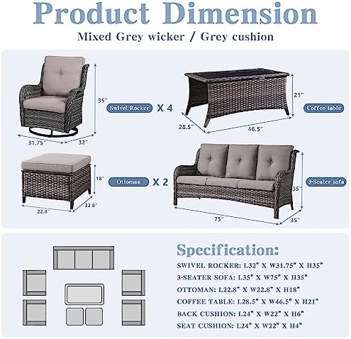 Wicker Patio Furniture Sets - Image 3