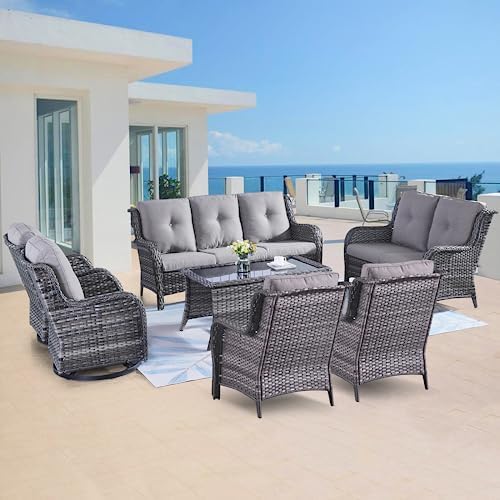 Belord Outdoor Furniture Wicker Conversation Sets by Belord