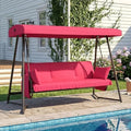 3-4 Seat Oversized Outdoor Porch Swing by LUTINLIX