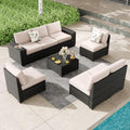 Patio Furniture Set, 8 Pieces Outdoor Couch Sofa by OutdoorPatioFurnitureSet