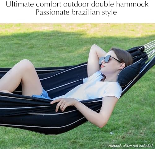PNAEUT Double Hammock for Outside, Replacement for Stand, Tree Hammock - Image 2