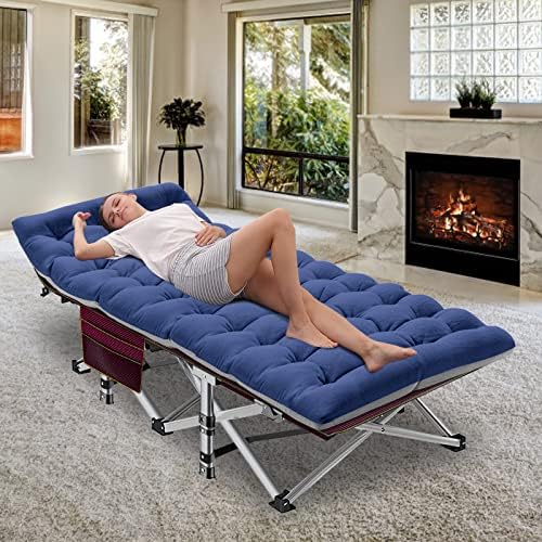 ABORON Camping Cot for Adults, 28 in Wide Folding Bed - Image 6