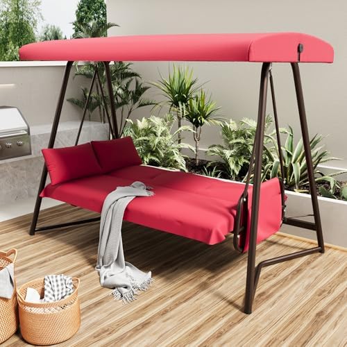 3-4 Seat Outdoor Porch Swing - Image 2