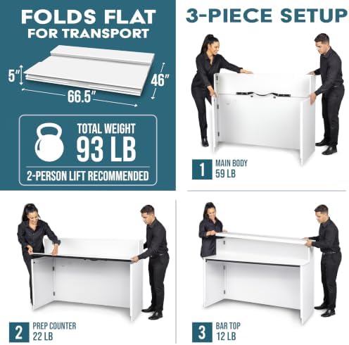 GoBar Elite Heavy-Duty Portable Bar Table - Image 5