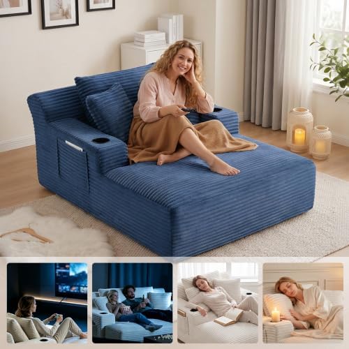 66”Oversized Chaise Lounge Chair Indoor - Image 4