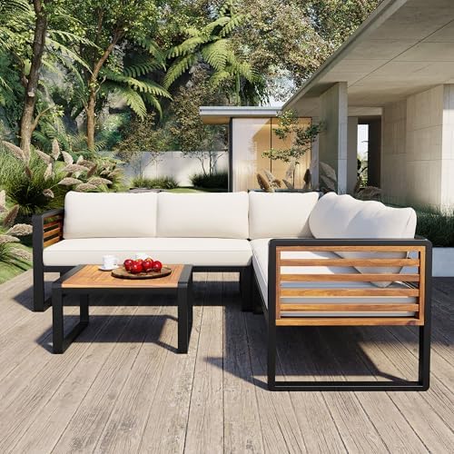 4-Piece Outdoor Patio Sectional Sofa Set - Image 2