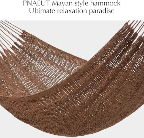 Family Handwoven Rope Mayan Hammock, 600 lbs Capacity, Extra Large - Image 4