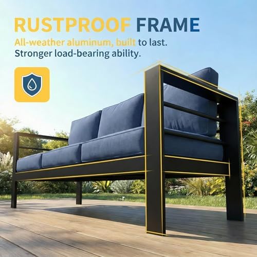 Solaste Aluminum Patio Furniture Set - Image 4