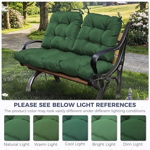 Wicker Chair Cushions of 3 Pieces, Waterproof Cushions - Image 5