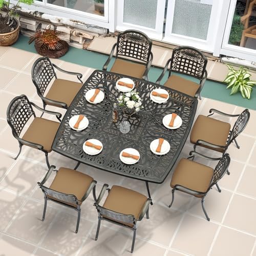 9-Piece Outdoor Furniture Dining Set by MEETWARM