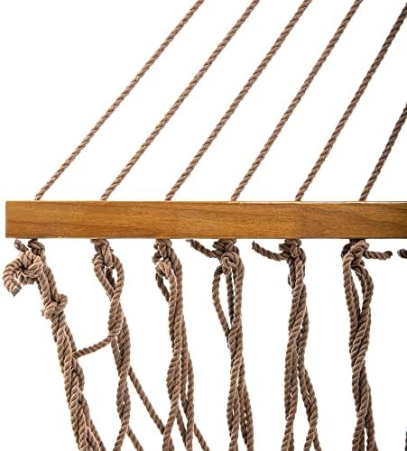 Original Pawleys Island Large Antique Brown DuraCord Rope Hammock – 13 ft. x 55 - Image 3