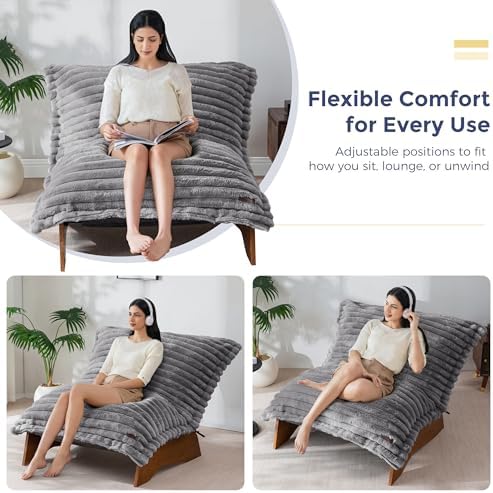 MAXYOYO Adjustable Living Room Chair, 3-Position Bean Bag Chair - Image 4