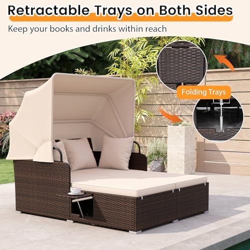 RELAX4LIFE Patio Outdoor Daybed - Image 4