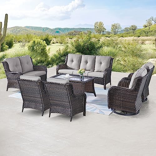 Outdoor Furniture Wicker Conversation Sets - Image 2